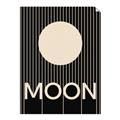 Picture of Moon Typography Poster _GroupedProduct_Rectangle_Portrait_Unframed_Print_Only_