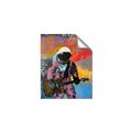 Picture of Retro Spaceman with Guitar Poster _GroupedProduct_Rectangle_Portrait_Unframed_Print_Only_