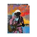 Picture of Retro Spaceman with Guitar Poster _GroupedProduct_Rectangle_Portrait_Unframed_Print_Only_