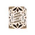 Picture of Work Smarter Not Harder Typography Poster _GroupedProduct_Rectangle_Portrait_Unframed_Print_Only_