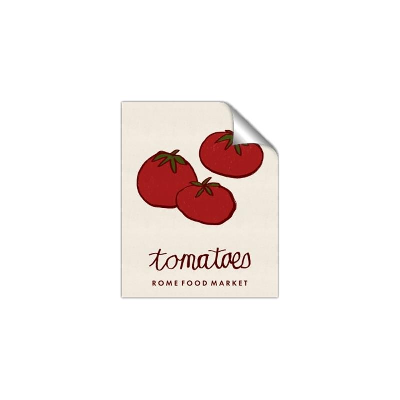 Picture of Food Art - Tomatoes Rome Food Market _GroupedProduct_Rectangle_Portrait_Unframed_Print_Only_
