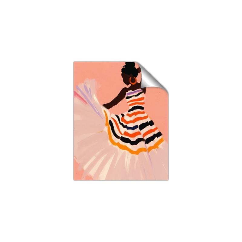 Picture of Dancer & Flourish Poster _GroupedProduct_Rectangle_Portrait_Unframed_Print_Only_