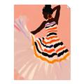 Picture of Dancer & Flourish Poster _GroupedProduct_Rectangle_Portrait_Unframed_Print_Only_