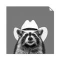 Picture of Wyatt The Cowboy Raccoon _GroupedProduct_Square_Unframed_Print_Only_