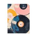 Picture of Retro Vinyl Records Poster _GroupedProduct_Rectangle_Portrait_Unframed_Print_Only_
