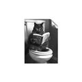 Picture of Plus Size Kitty on the Loo _GroupedProduct_Rectangle_Portrait_Unframed_Print_Only_