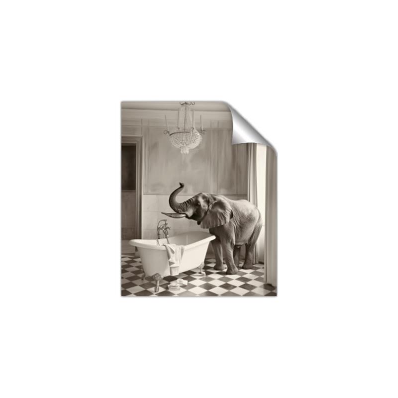 Picture of Luxuary Elephant _GroupedProduct_Rectangle_Portrait_Unframed_Print_Only_