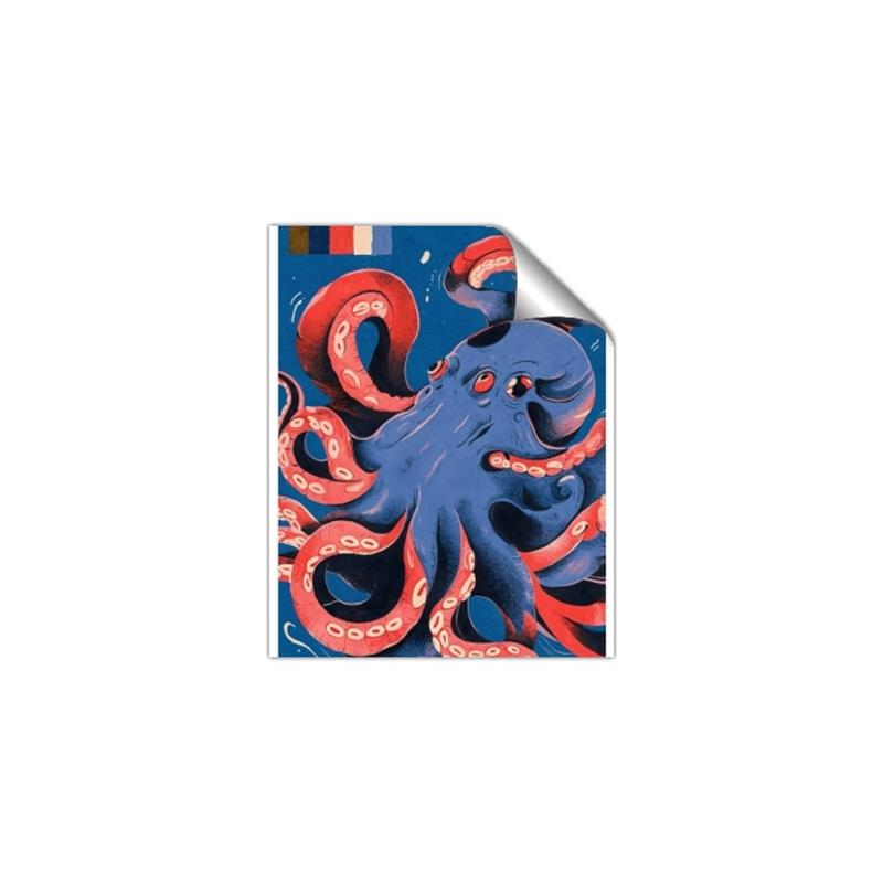 Picture of Tentacle Whirl Poster _GroupedProduct_Rectangle_Portrait_Unframed_Print_Only_