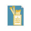 Picture of A Match May in Heaven Poster _GroupedProduct_Rectangle_Portrait_Unframed_Print_Only_
