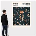 Picture of Flower Market London Poster _GroupedProduct_Rectangle_Portrait_Canvas_