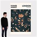 Picture of Flower Market London Poster _GroupedProduct_Rectangle_Portrait_Canvas_