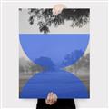 Picture of Misty Blue Horizon _GroupedProduct_Rectangle_Portrait_Canvas_