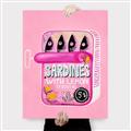 Picture of Sardines Tin Can Pink _GroupedProduct_Rectangle_Portrait_Canvas_