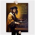 Picture of Old Vinyl Sounds Better Typography Poster _GroupedProduct_Rectangle_Portrait_Canvas_