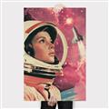 Picture of Astronaut in Space _GroupedProduct_Rectangle_Portrait_Canvas_
