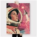 Picture of Astronaut in Space _GroupedProduct_Rectangle_Portrait_Canvas_