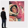 Picture of Astronaut in Space _GroupedProduct_Rectangle_Portrait_Canvas_