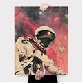 Picture of Astronaut in  Space _GroupedProduct_Rectangle_Portrait_Canvas_