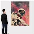 Picture of Astronaut in  Space _GroupedProduct_Rectangle_Portrait_Canvas_