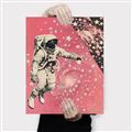 Picture of Astronaut in  Space _GroupedProduct_Rectangle_Portrait_Canvas_