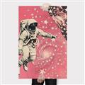 Picture of Astronaut in  Space _GroupedProduct_Rectangle_Portrait_Canvas_