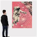 Picture of Astronaut in  Space _GroupedProduct_Rectangle_Portrait_Canvas_