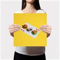 Picture of Sushi Selection on a Playing Card _GroupedProduct_Square_Canvas_