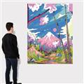 Picture of The Way To the Mountain _GroupedProduct_Rectangle_Portrait_Canvas_
