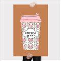 Picture of Caffeeine Queen Poster _GroupedProduct_Rectangle_Portrait_Canvas_