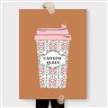 Picture of Caffeeine Queen Poster _GroupedProduct_Rectangle_Portrait_Canvas_