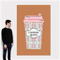 Picture of Caffeeine Queen Poster _GroupedProduct_Rectangle_Portrait_Canvas_