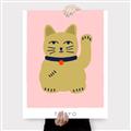 Picture of Maneki Neko – Lucky Cat _GroupedProduct_Rectangle_Portrait_Canvas_