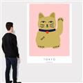 Picture of Maneki Neko – Lucky Cat _GroupedProduct_Rectangle_Portrait_Canvas_
