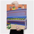 Picture of Retro Style Piano _GroupedProduct_Rectangle_Portrait_Canvas_