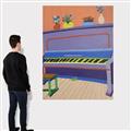 Picture of Retro Style Piano _GroupedProduct_Rectangle_Portrait_Canvas_