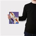 Picture of Retro Style Violin _GroupedProduct_Rectangle_Portrait_Canvas_