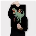 Picture of Catana T-Rex _GroupedProduct_Rectangle_Portrait_Canvas_
