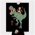 Picture of Catana T-Rex _GroupedProduct_Rectangle_Portrait_Canvas_