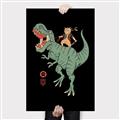 Picture of Catana T-Rex _GroupedProduct_Rectangle_Portrait_Canvas_
