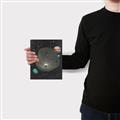 Picture of Abstract Space Poster _GroupedProduct_Rectangle_Portrait_Canvas_
