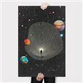 Picture of Abstract Space Poster _GroupedProduct_Rectangle_Portrait_Canvas_