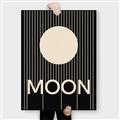 Picture of Moon Typography Poster _GroupedProduct_Rectangle_Portrait_Canvas_