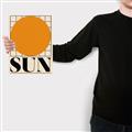 Picture of Sun Typography Poster _GroupedProduct_Rectangle_Portrait_Canvas_