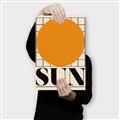 Picture of Sun Typography Poster _GroupedProduct_Rectangle_Portrait_Canvas_