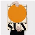 Picture of Sun Typography Poster _GroupedProduct_Rectangle_Portrait_Canvas_