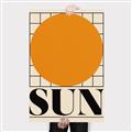 Picture of Sun Typography Poster _GroupedProduct_Rectangle_Portrait_Canvas_