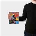 Picture of Retro Spaceman with Guitar Poster _GroupedProduct_Rectangle_Portrait_Canvas_