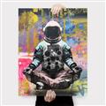 Picture of Retro Spaceman Poster _GroupedProduct_Rectangle_Portrait_Canvas_