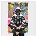 Picture of Retro Spaceman Poster _GroupedProduct_Rectangle_Portrait_Canvas_