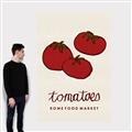 Picture of Food Art - Tomatoes Rome Food Market _GroupedProduct_Rectangle_Portrait_Canvas_